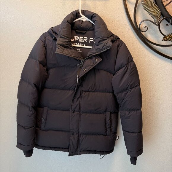 Aritzia The Super Puff Original Down Puffer Jacket Black 2XS - Picture 1 of 15